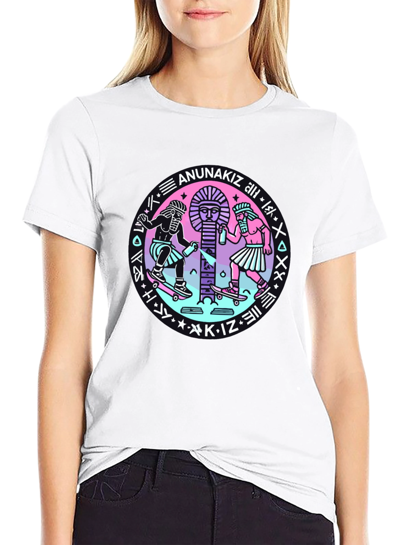 Anunakiz Graphic Tee - Black