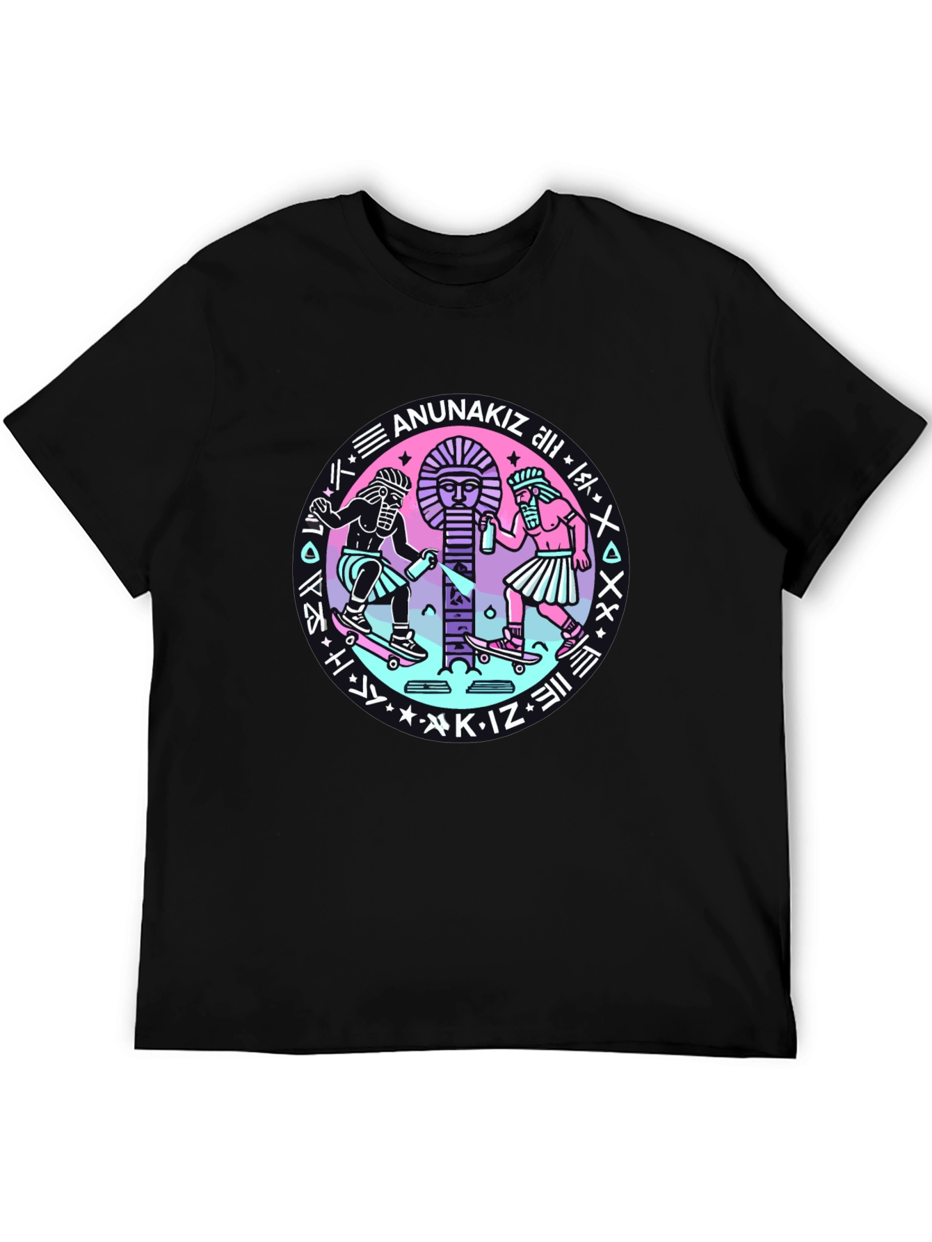 Anunakiz Graphic Tee - Black