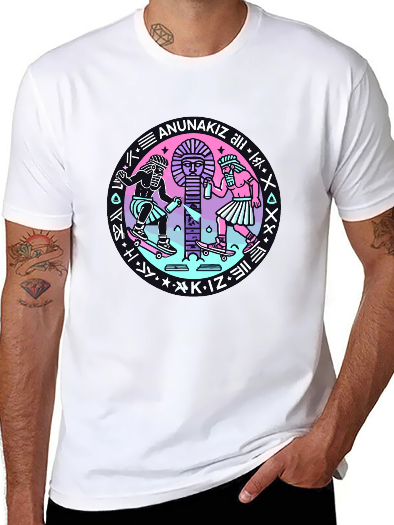 Anunakiz Graphic Tee - Black