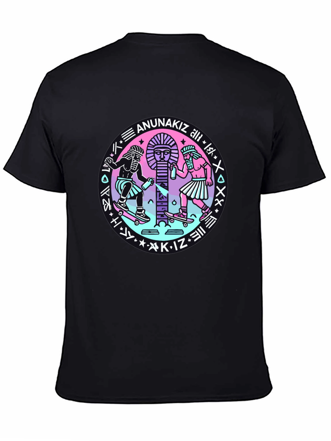 Anunakiz Graphic Tee - Black