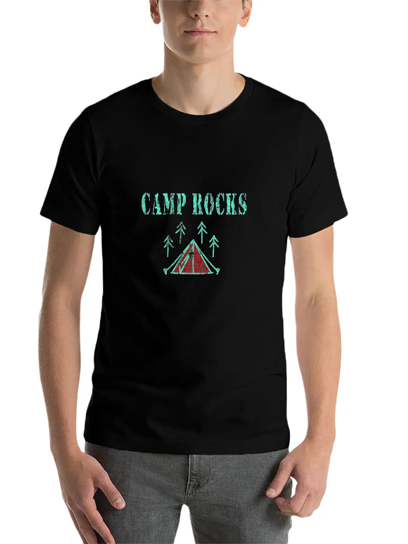 Camping Unisex Casual T-Shirt – Clean Design For Daily Comfort