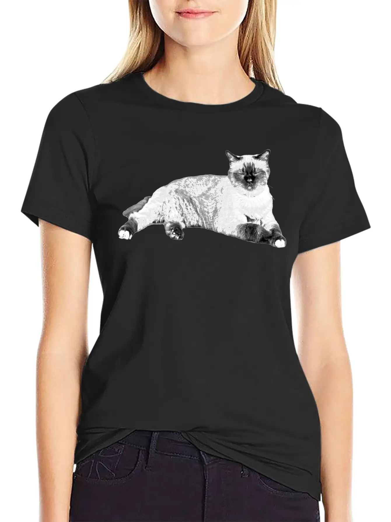 Cats Sleeping Unisex Casual T-Shirt – Clean Design For Daily Comfort