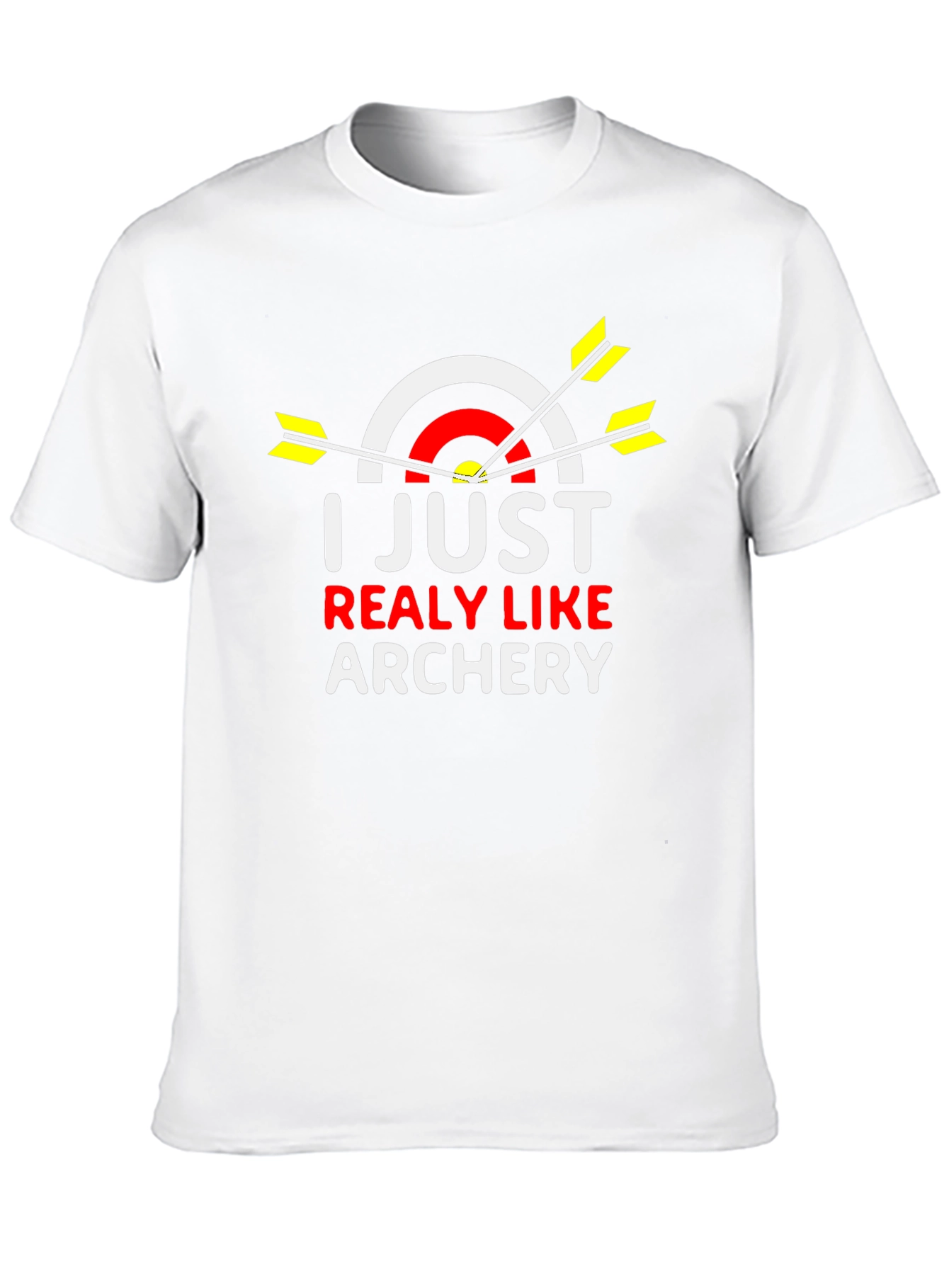 I Just Really Like Archery Black T-Shirt