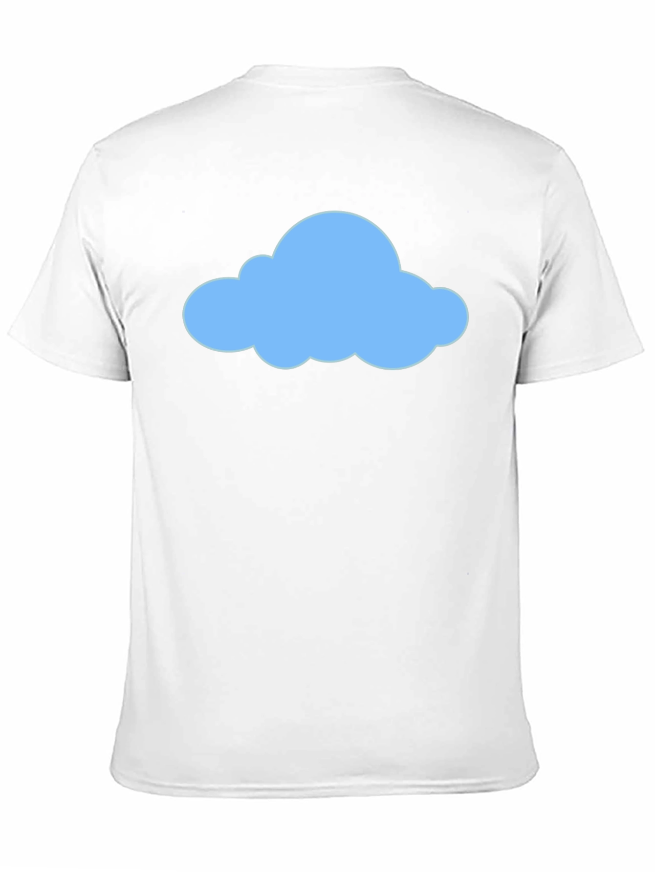 Cloud Graphic Tee - Mens Casual Black T-Shirt