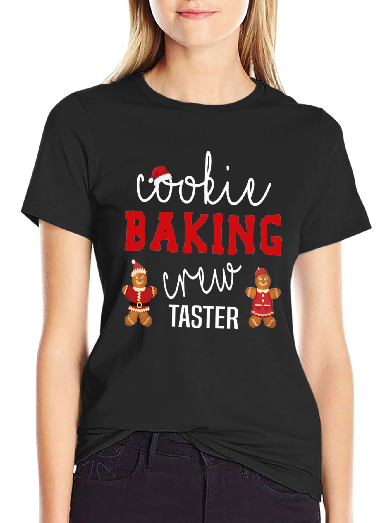 Cookie Baking Crew Taster Christmas Holiday Tee