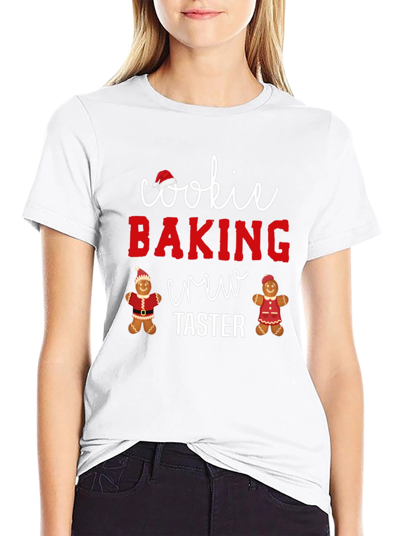Cookie Baking Crew Taster Christmas Holiday Tee