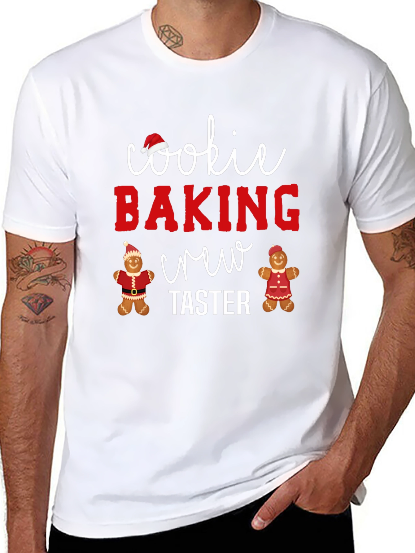 Cookie Baking Crew Taster Christmas Holiday Tee
