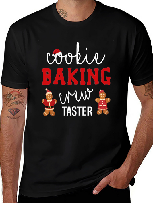 Cookie Baking Crew Taster Christmas Holiday Tee