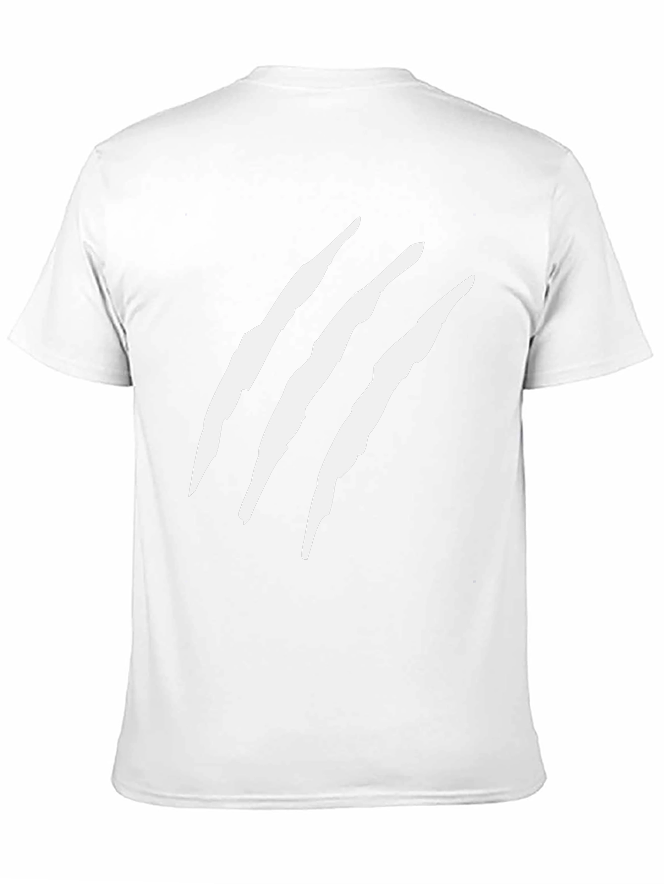 Claw Mark Graphic Tee - Edgy Black T-Shirt