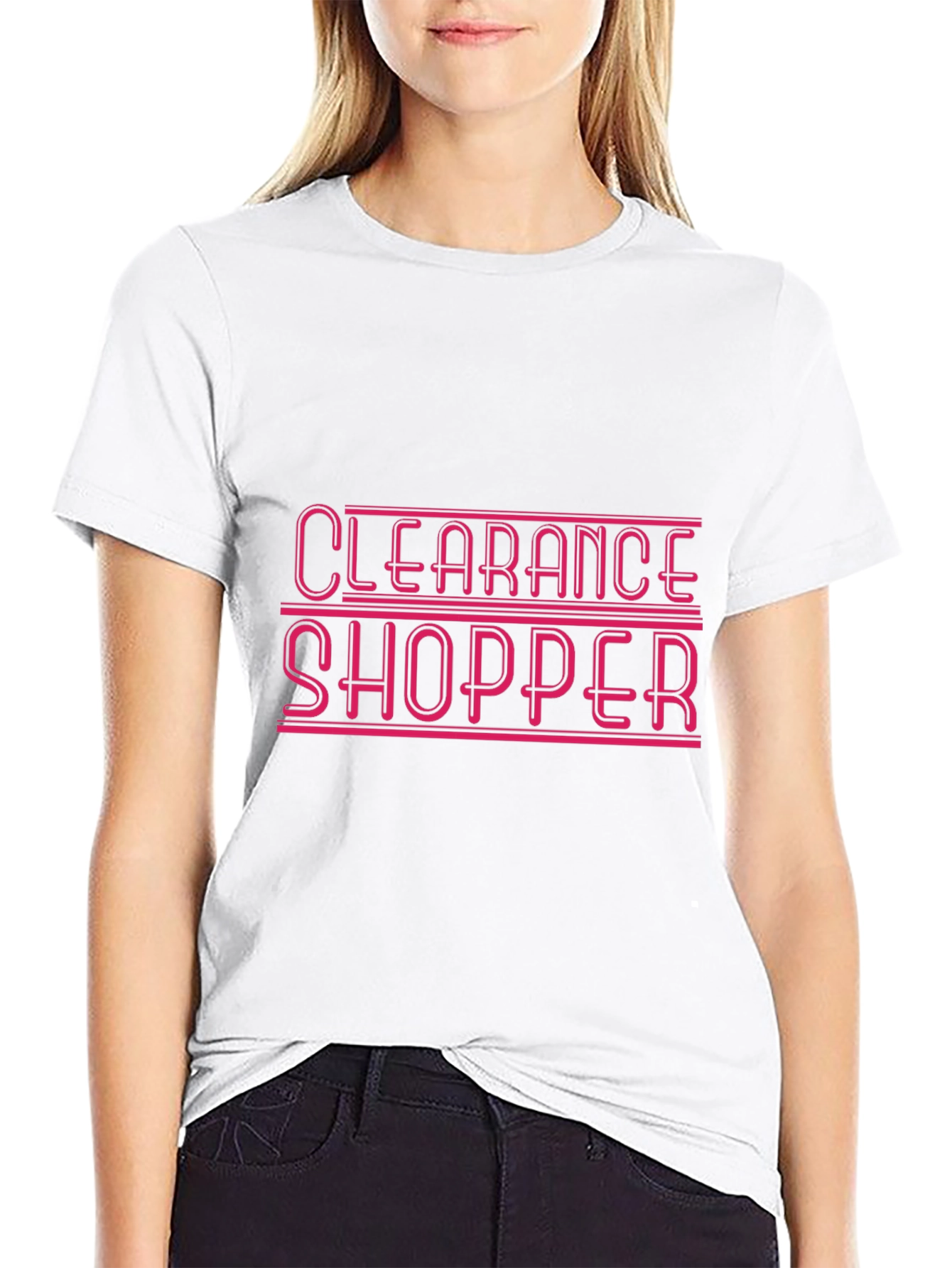 Clearance Shopper Graphic T-Shirt