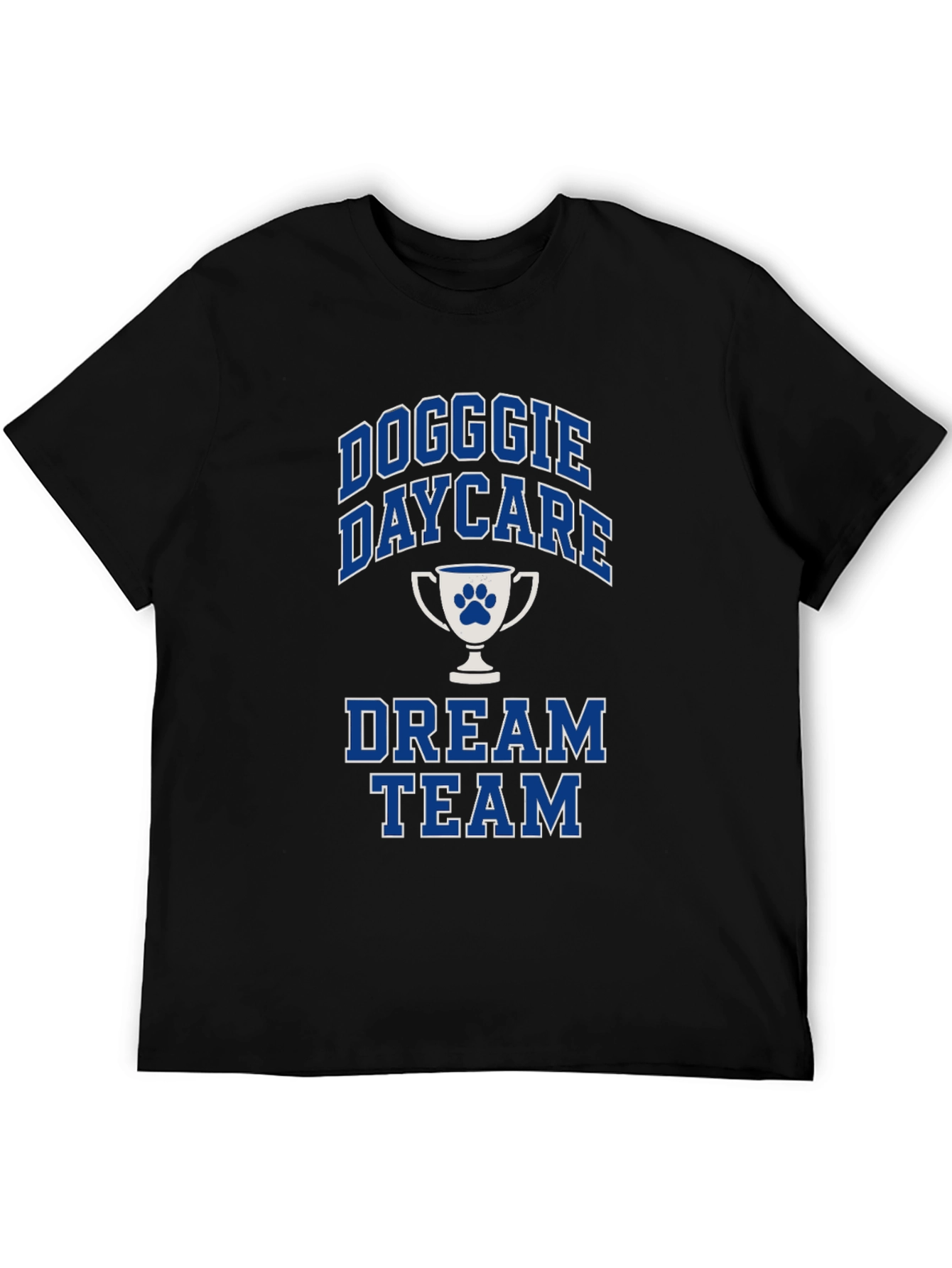 Doggie Daycare Dream Team Black Graphic T-Shirt