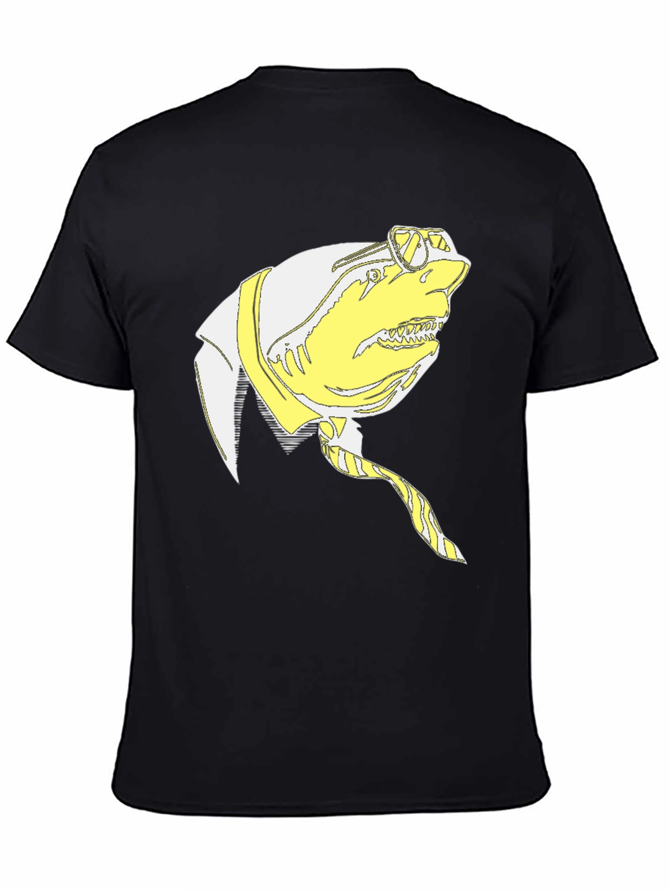 Shark with a Suit T-Shirt - Novelty Graphic Tee