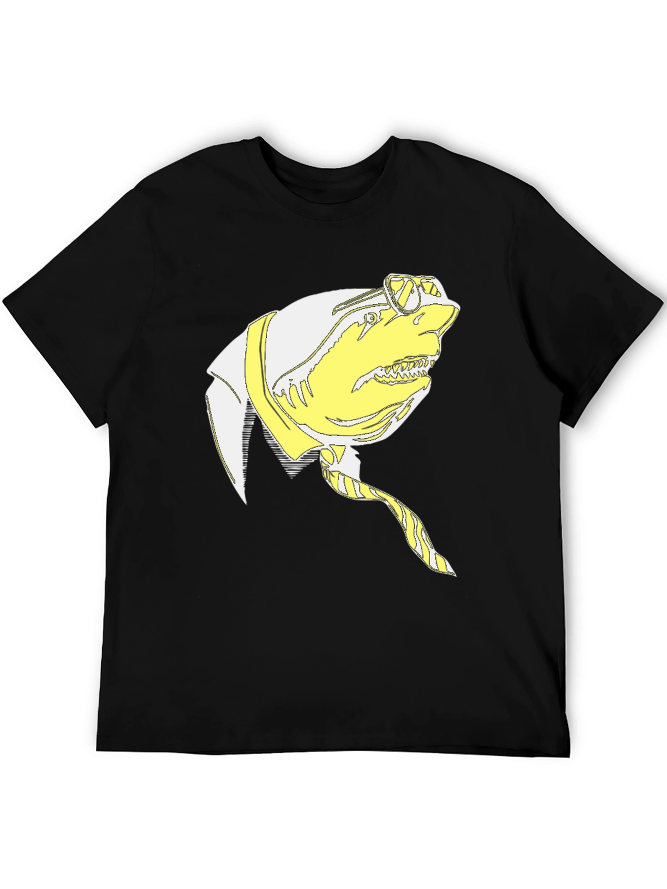 Shark with a Suit T-Shirt - Novelty Graphic Tee
