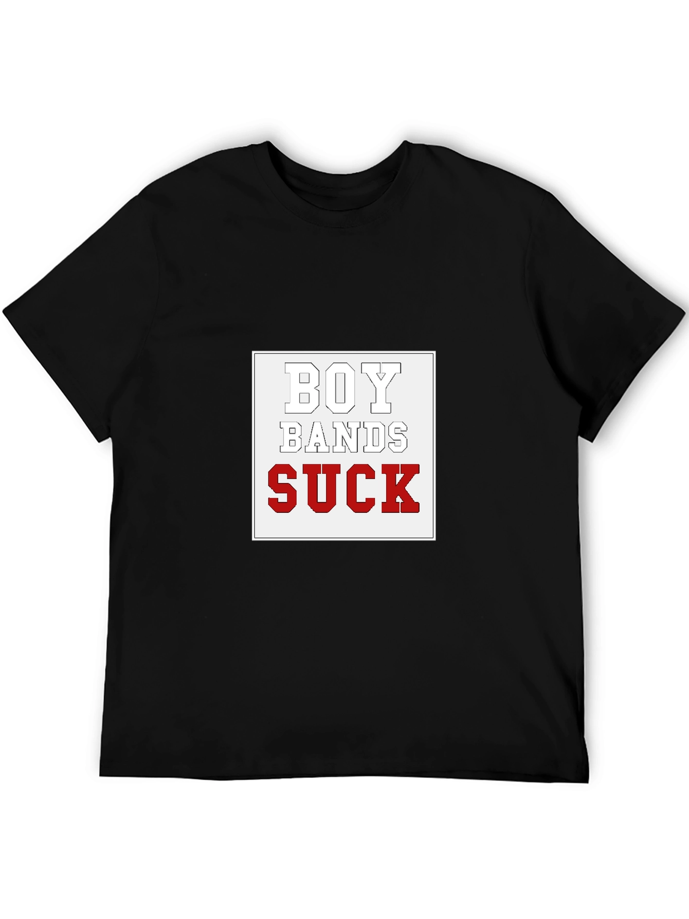 Boy Bands Suck Graphic T-Shirt - Unisex
