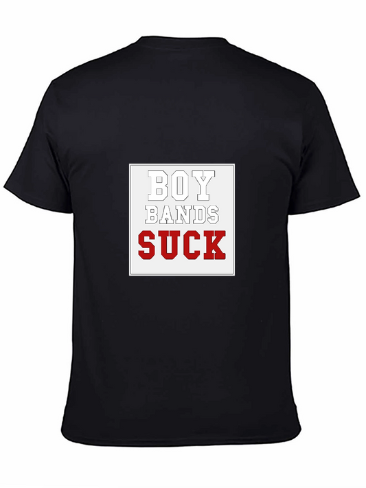 Boy Bands Suck Graphic T-Shirt - Unisex