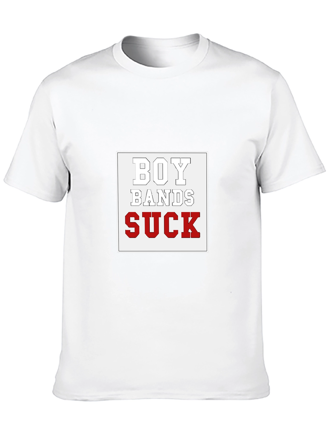 Boy Bands Suck Graphic T-Shirt - Unisex