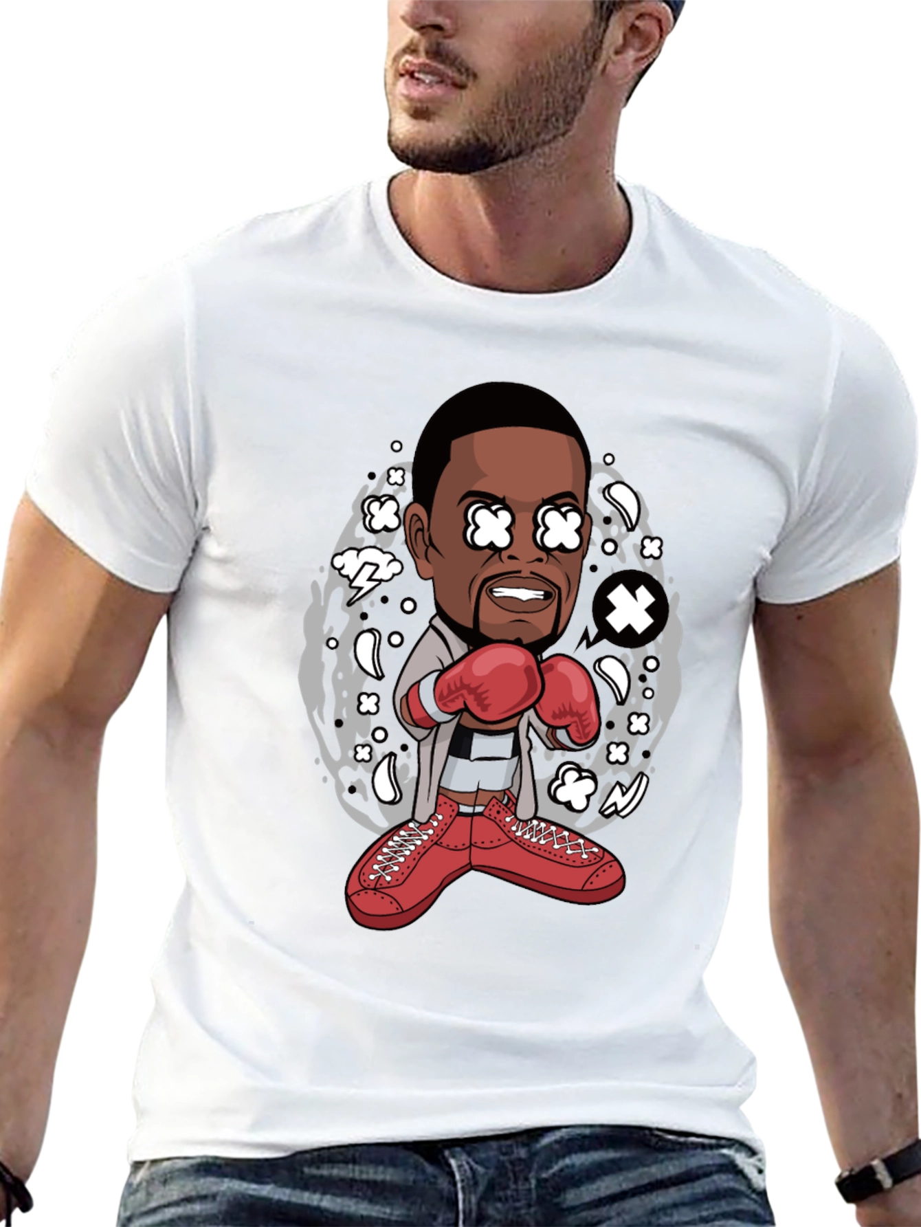 Boxing Cartoon T-Shirt