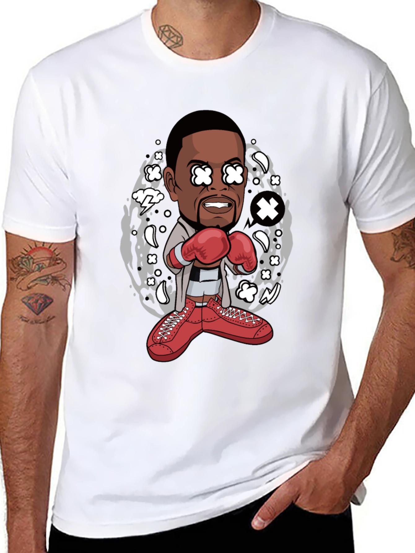 Boxing Cartoon T-Shirt