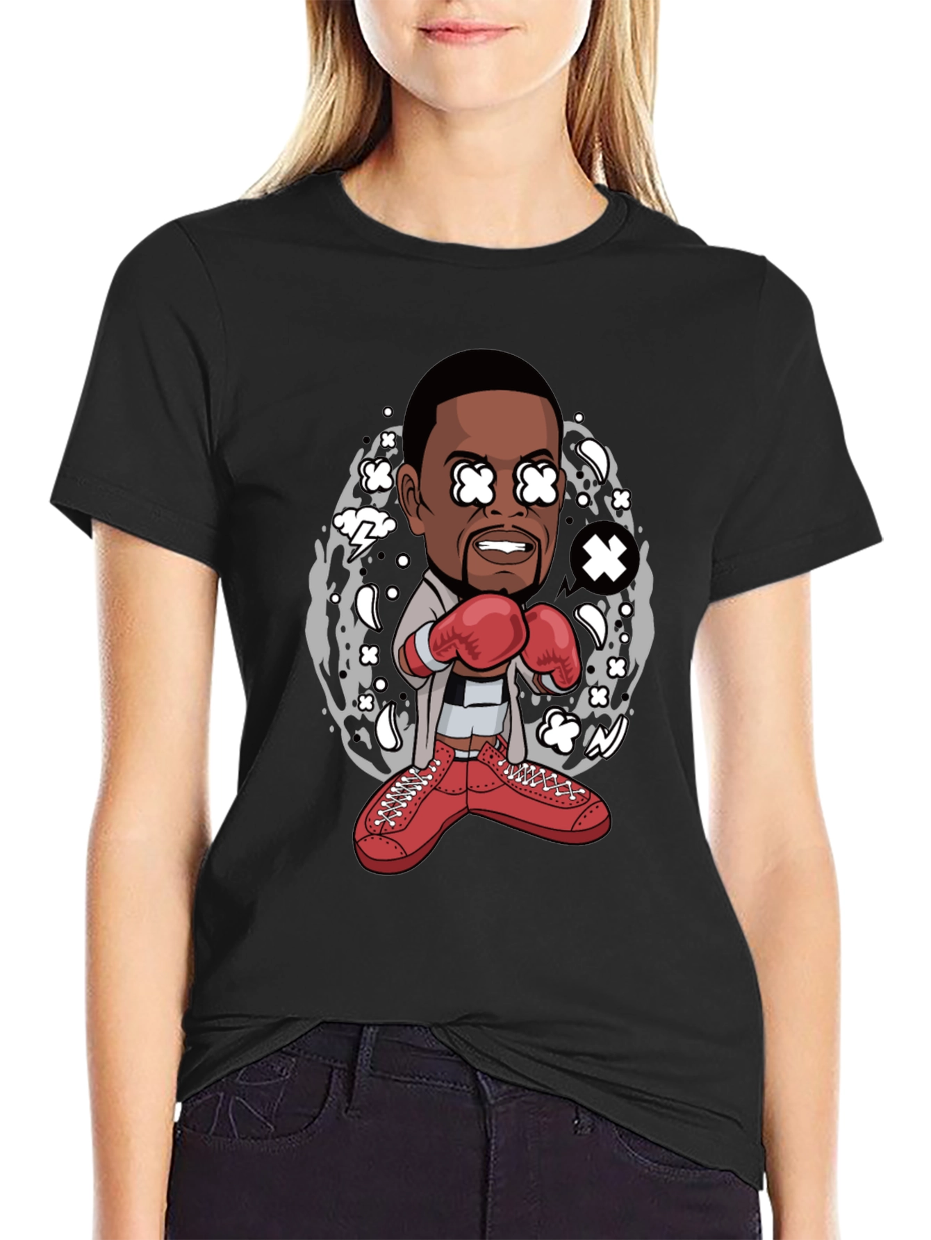 Boxing Cartoon T-Shirt
