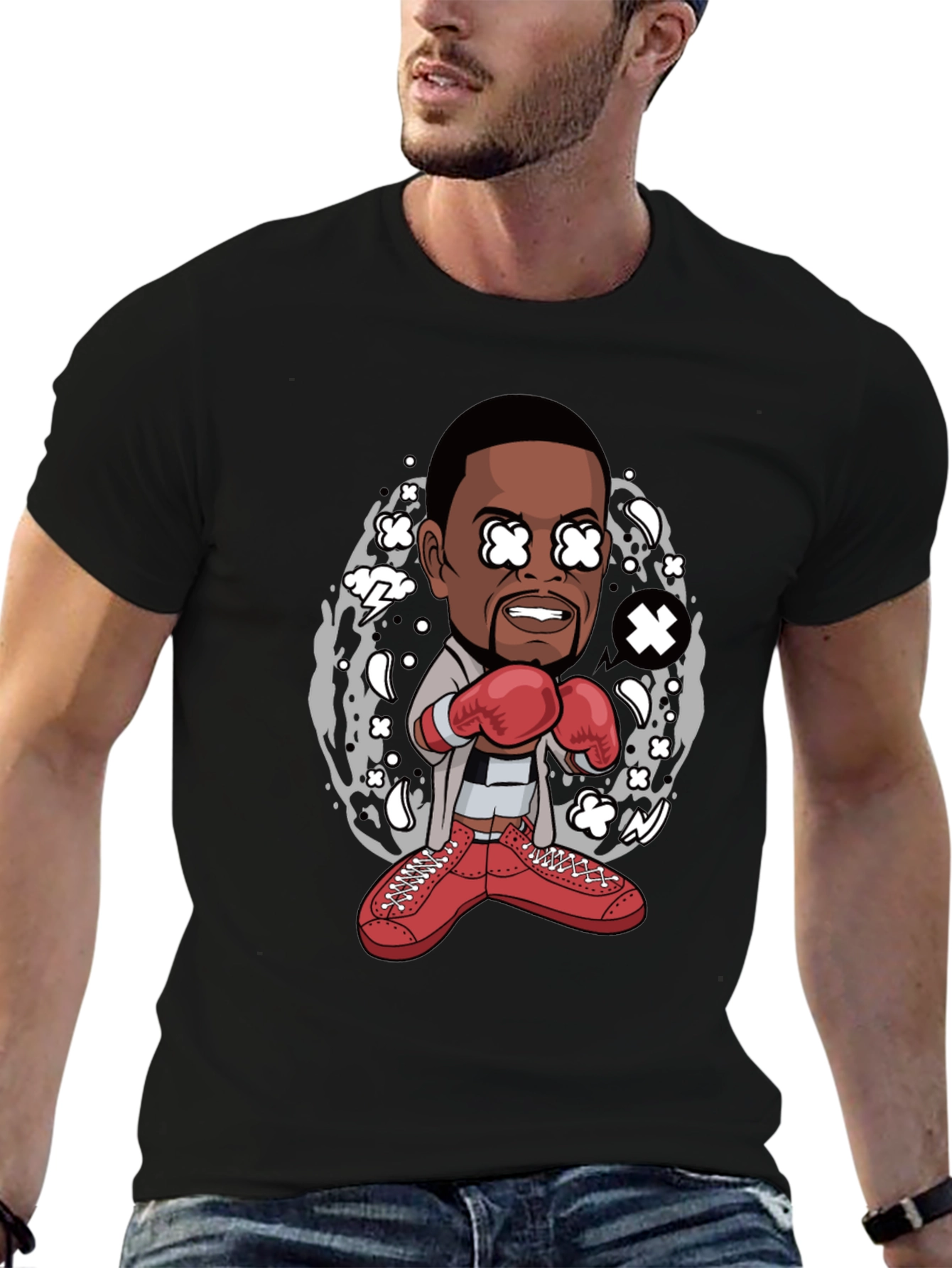 Boxing Cartoon T-Shirt