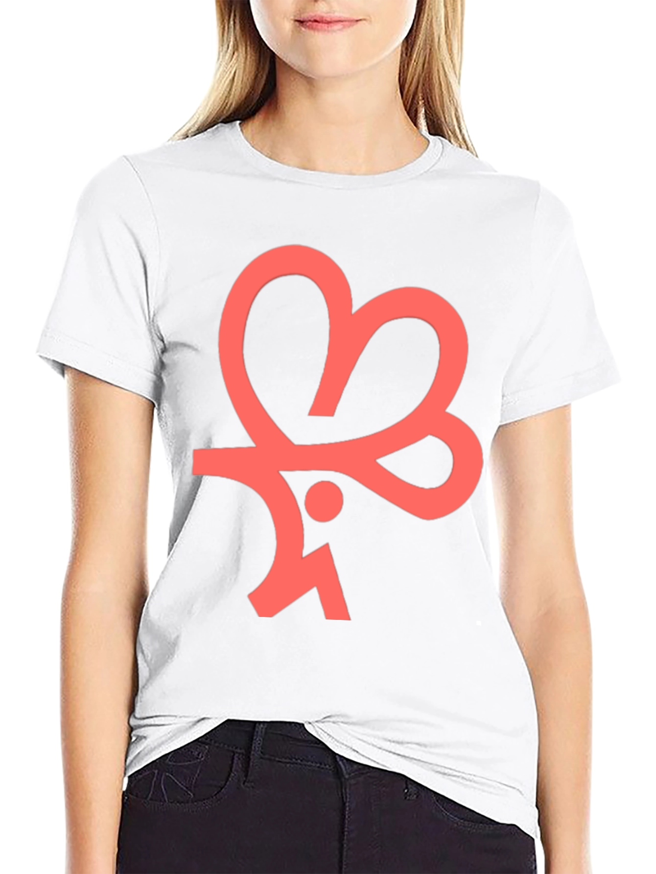 Modern Graphic Tee - Black Cotton Blend Shirt