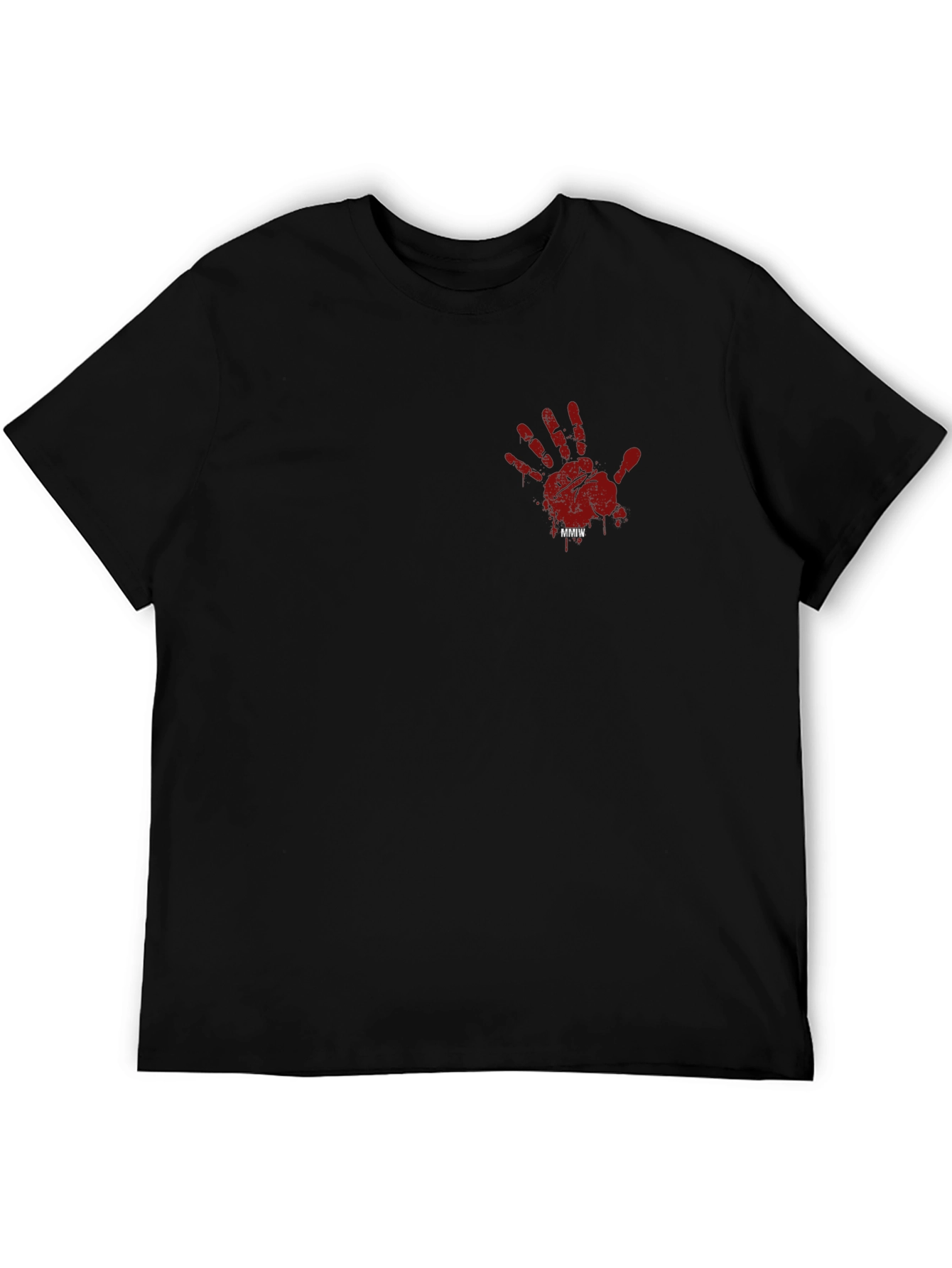 MMIW Bloody Hand Print Graphic Tee - Black