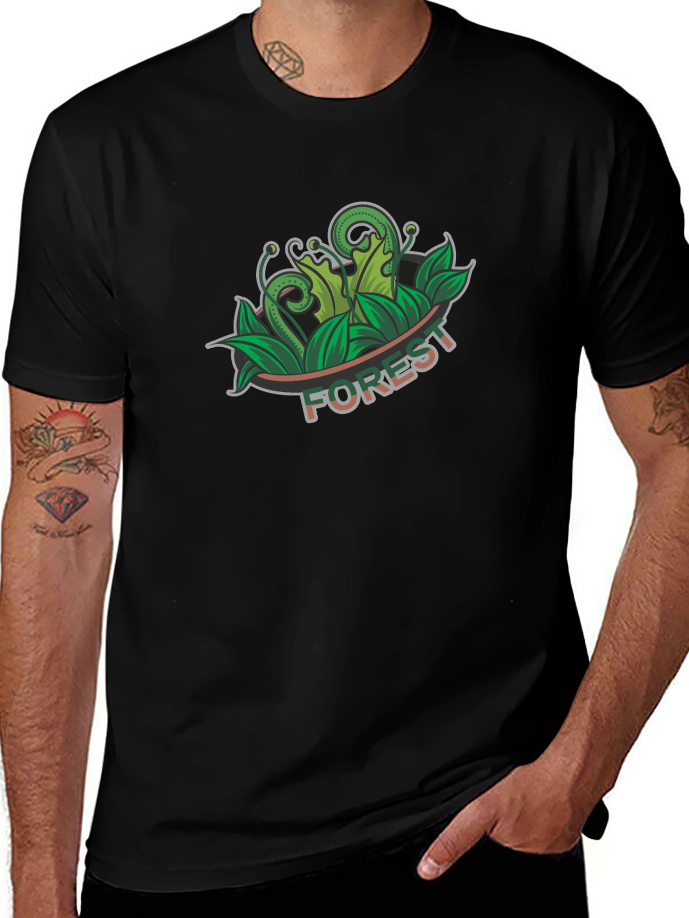 Forest Graphic T-Shirt - Unique Nature Design Tee
