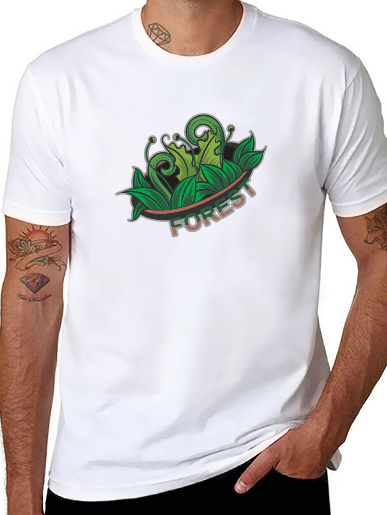 Forest Graphic T-Shirt - Unique Nature Design Tee