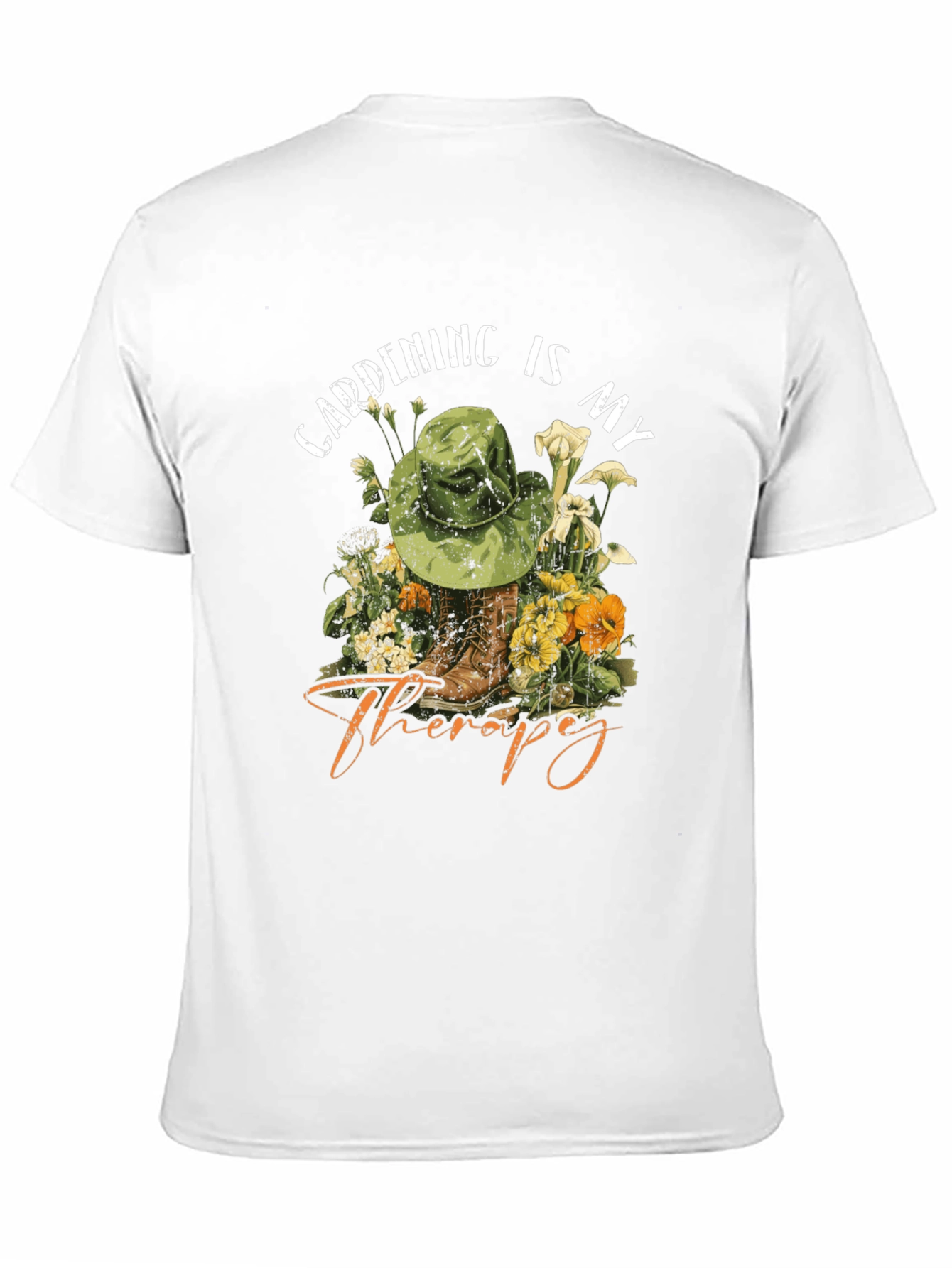 Gardening is my Therapy T-Shirt - Unisex Cotton Tee