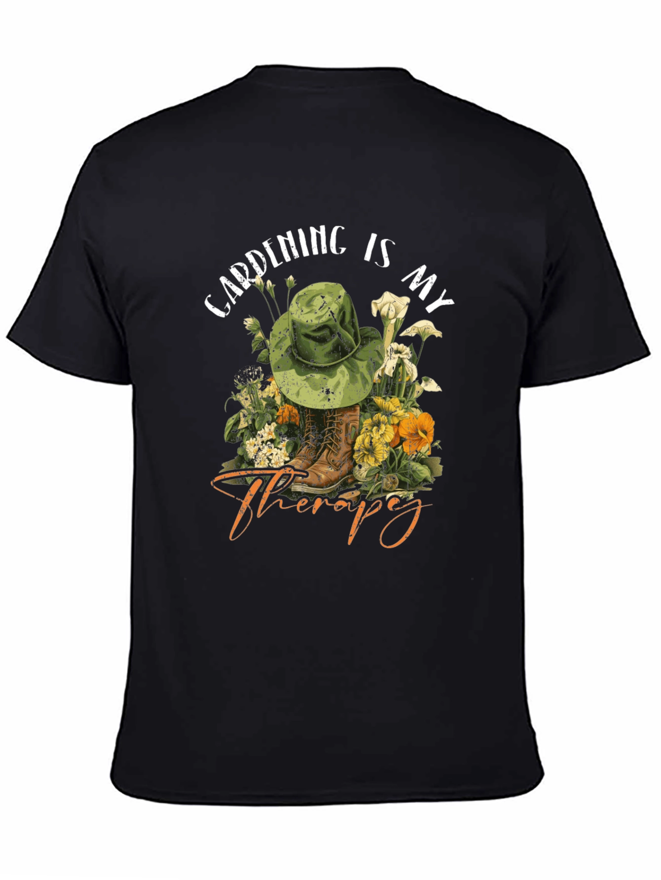 Gardening is my Therapy T-Shirt - Unisex Cotton Tee