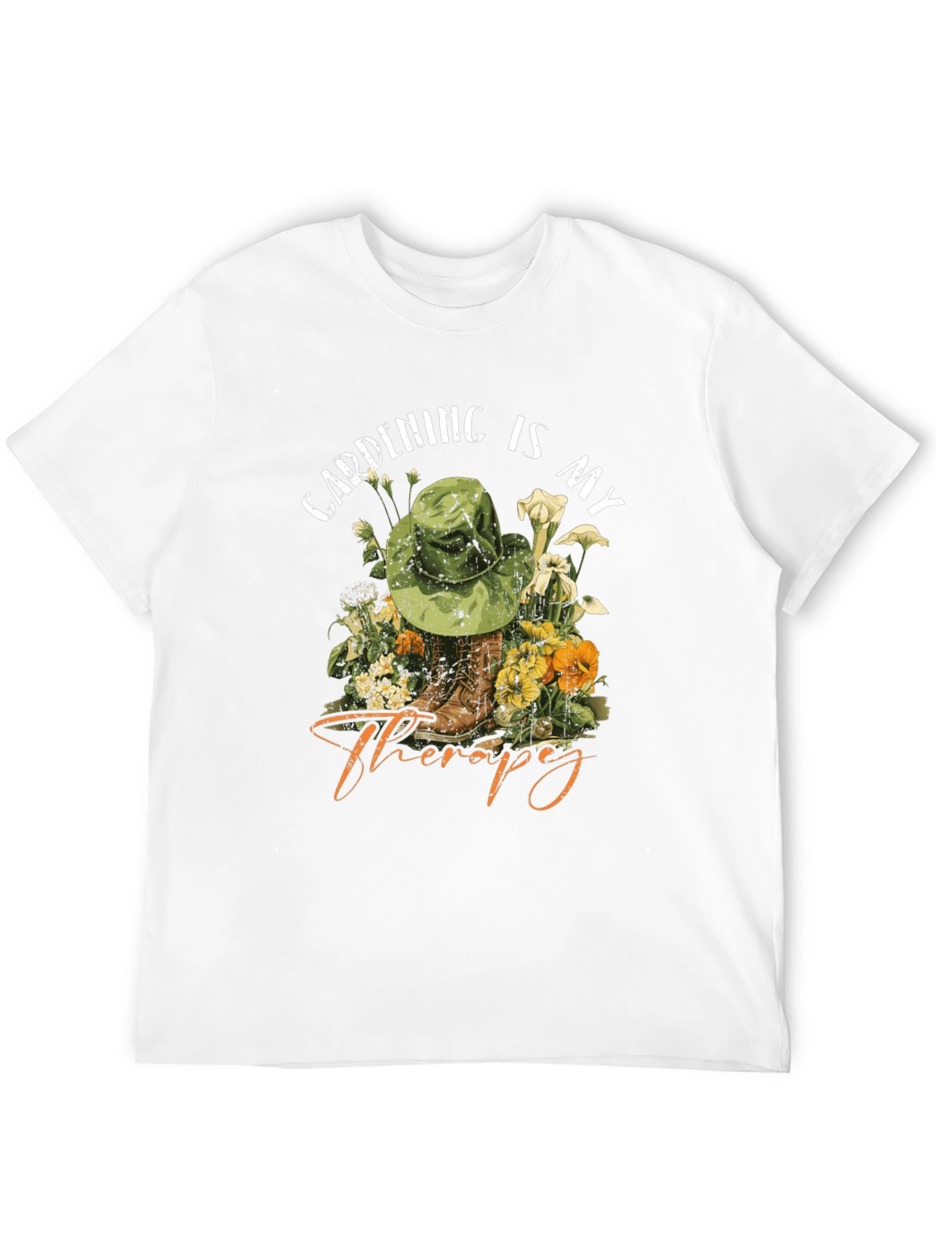 Gardening is my Therapy T-Shirt - Unisex Cotton Tee