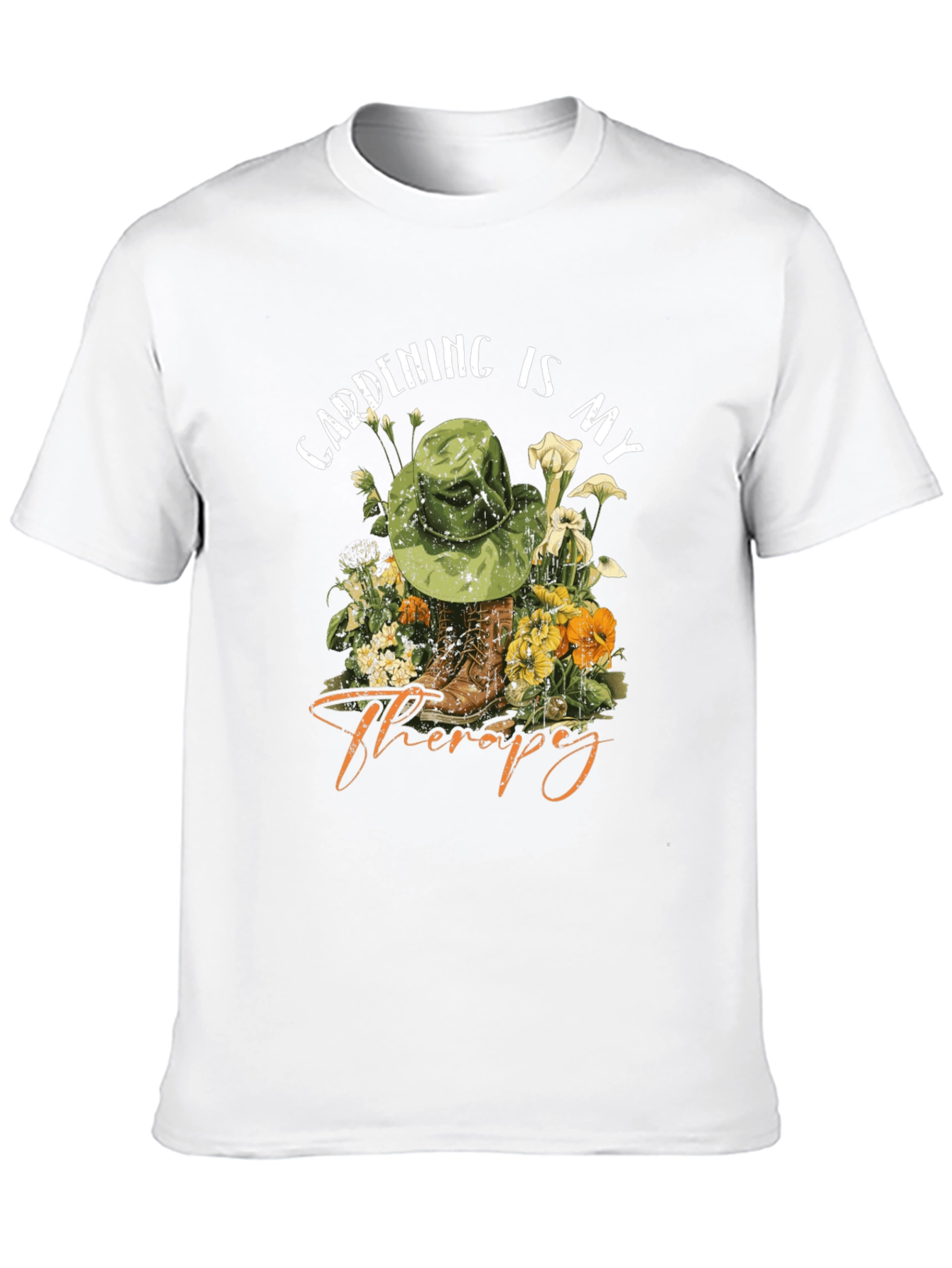 Gardening is my Therapy T-Shirt - Unisex Cotton Tee
