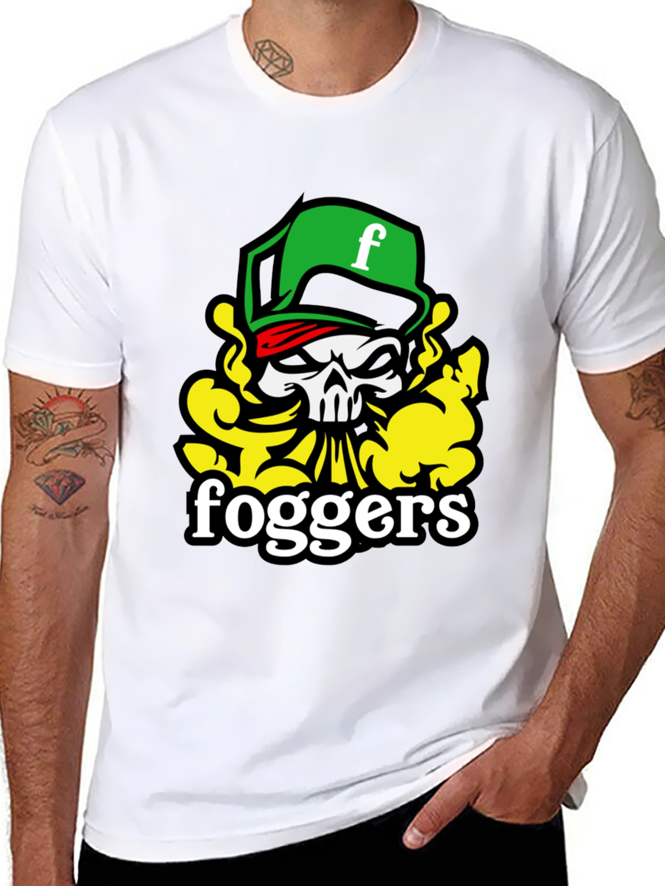 Foggers Skull Graphic Tee - Cool Streetwear Shirt