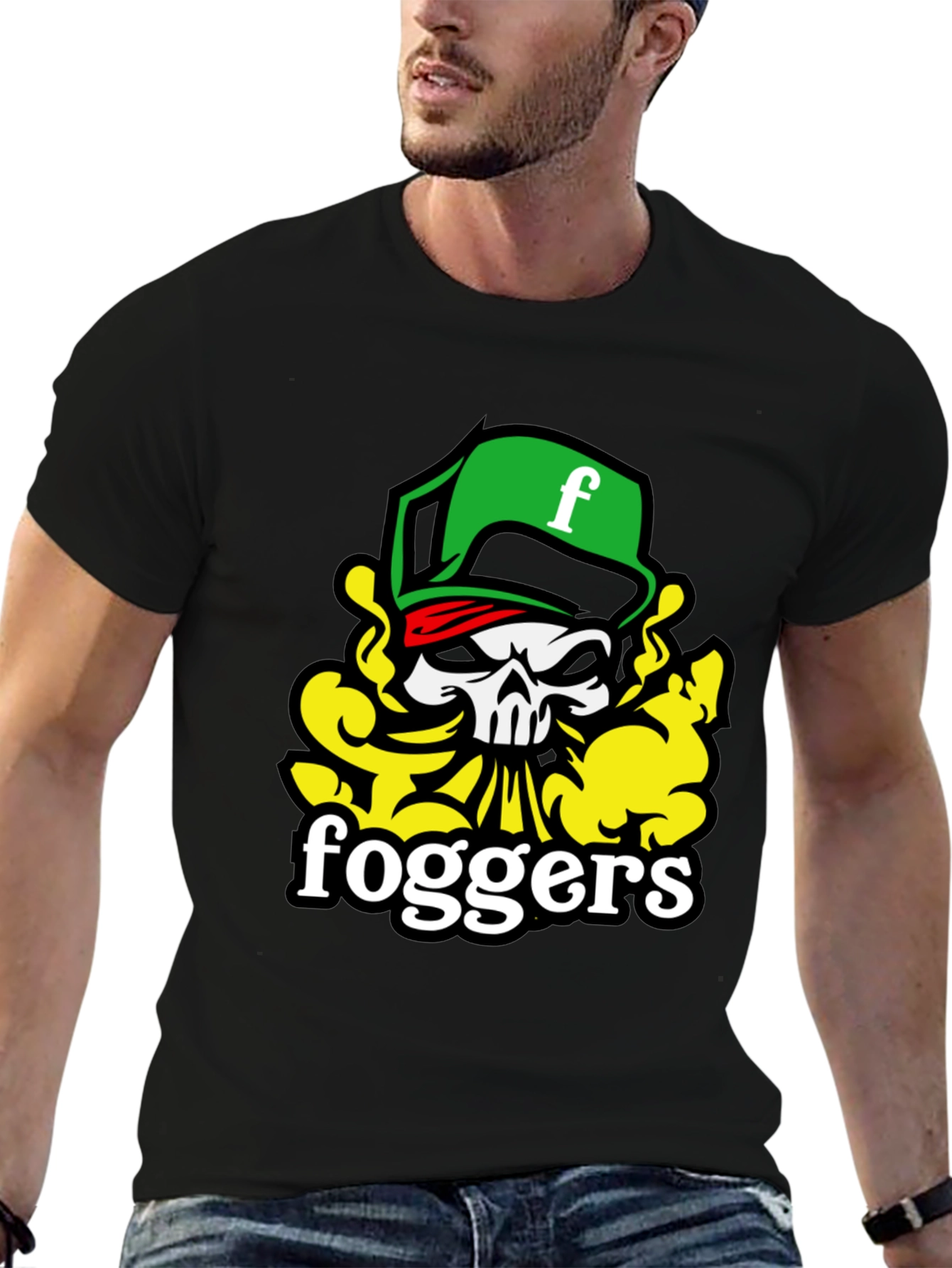 Foggers Skull Graphic Tee - Cool Streetwear Shirt