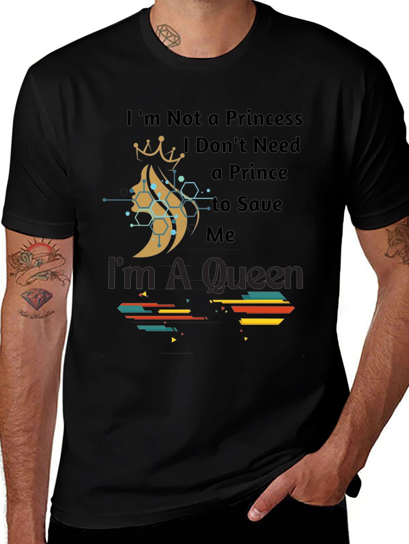 Queen Graphic Tee - Empowering Womens Fashion