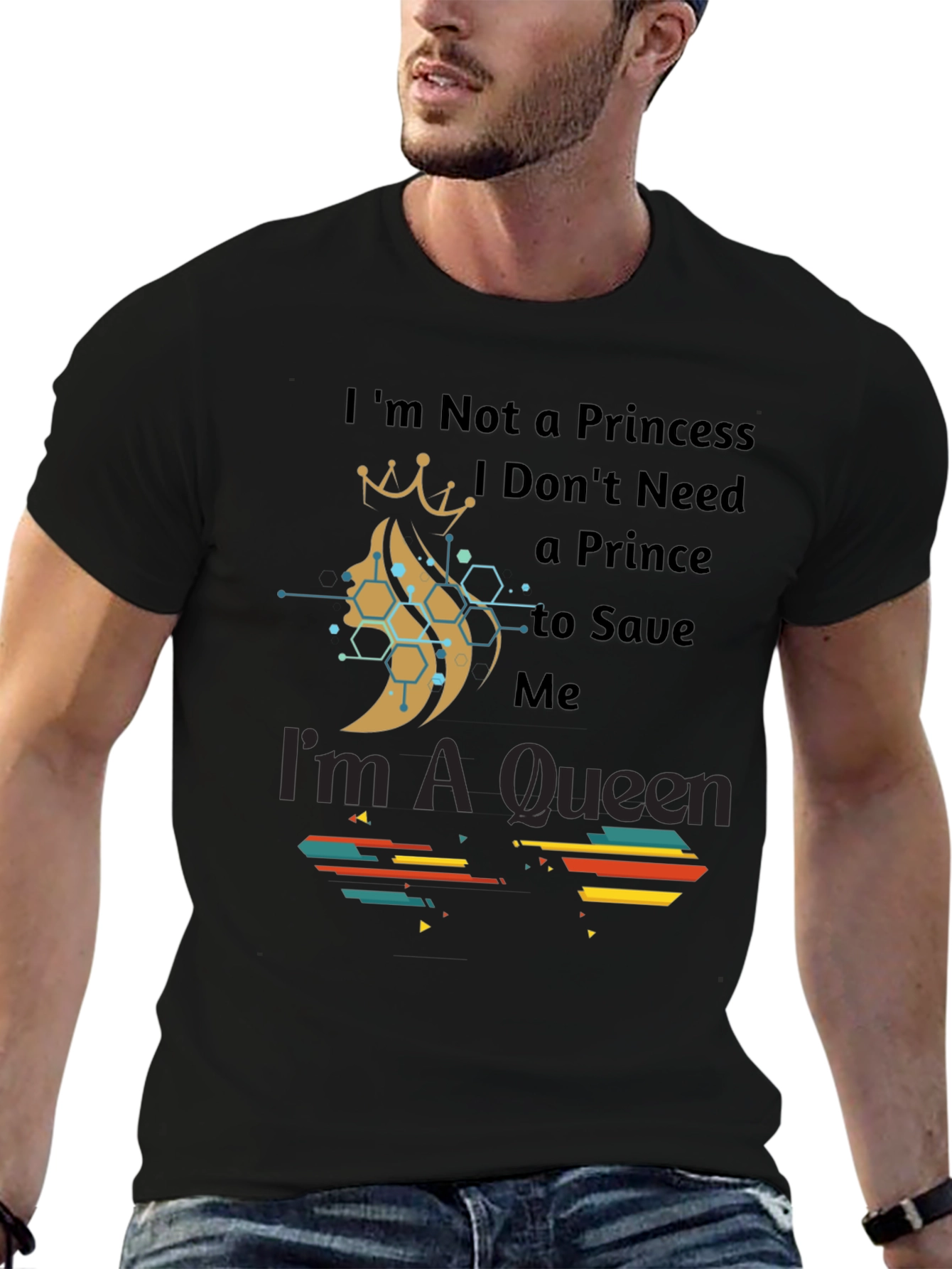 Queen Graphic Tee - Empowering Womens Fashion