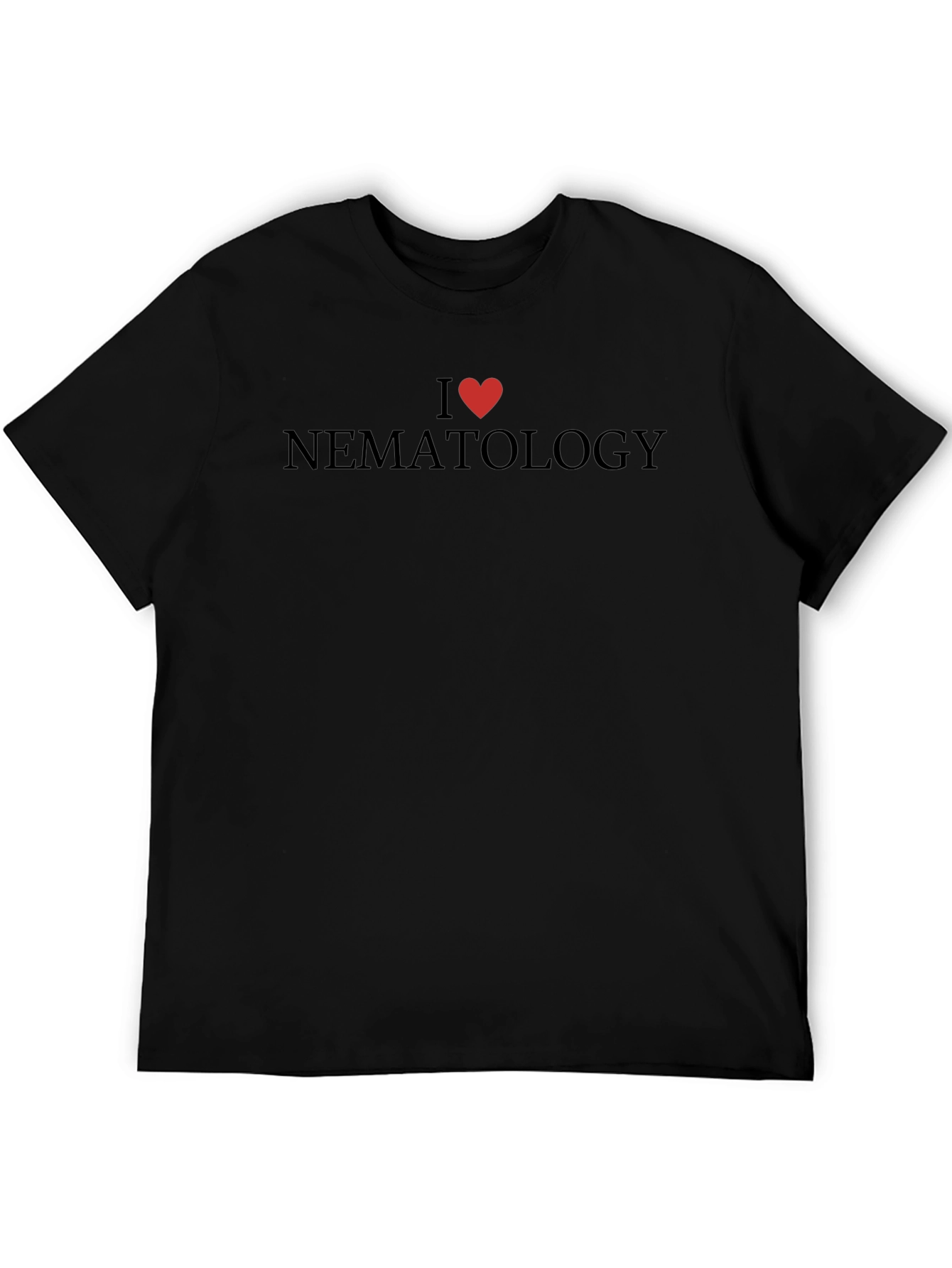 I Heart Nematology Black T-Shirt