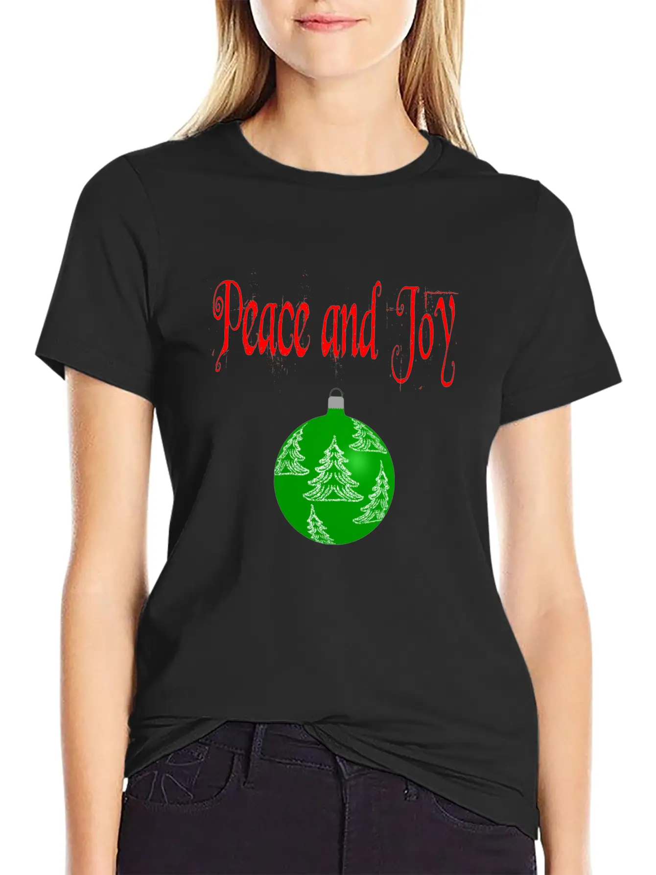 Christmas Peace And Joy Unisex Casual T-Shirt – Clean Design For Daily Comfort