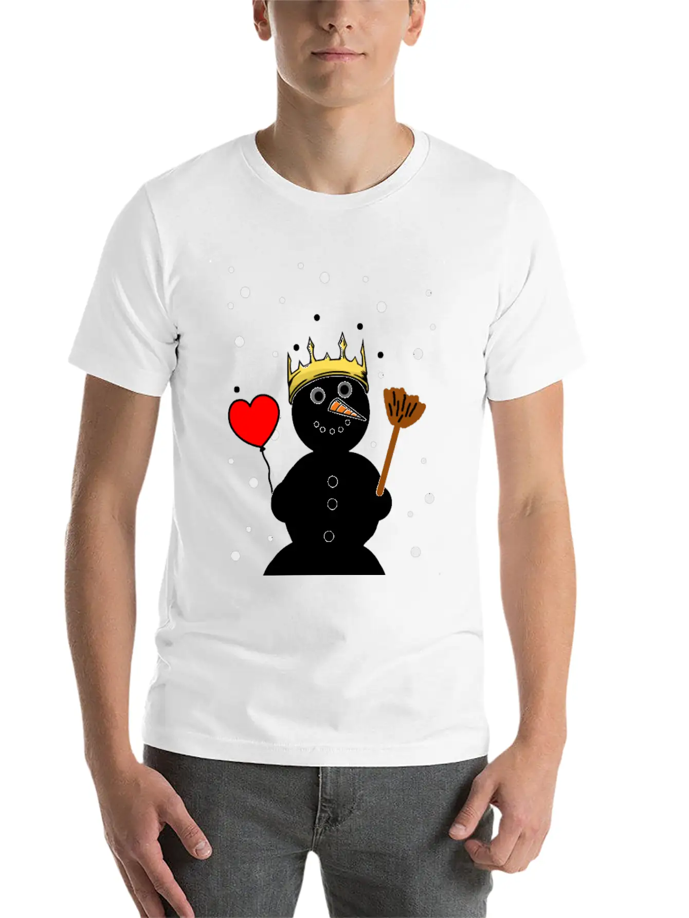 Christmas Snowman Fantasy Snow Xmas Winter Unisex Casual T-Shirt – Clean Design For Daily Comfort