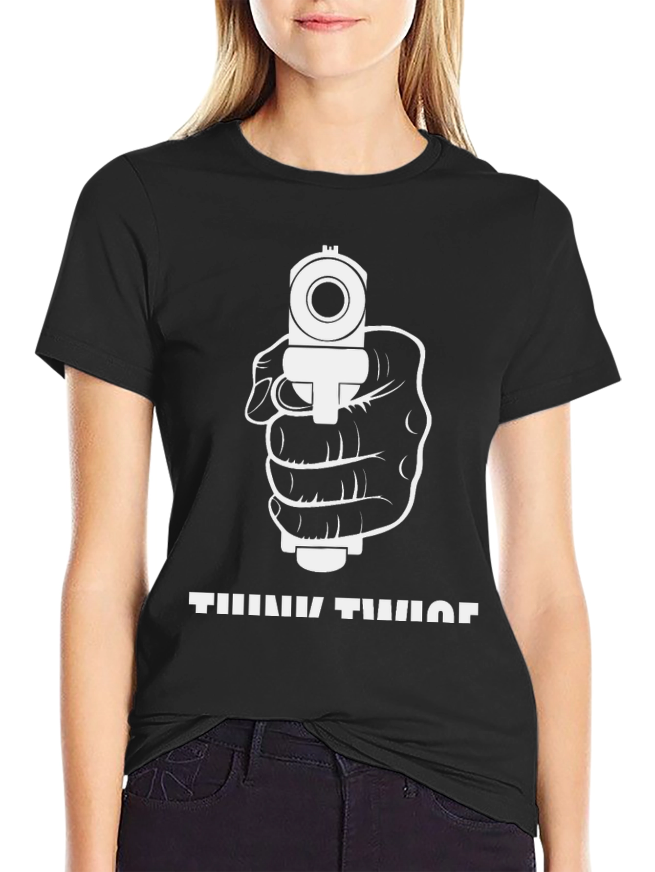 Think Twice Graphic Tee