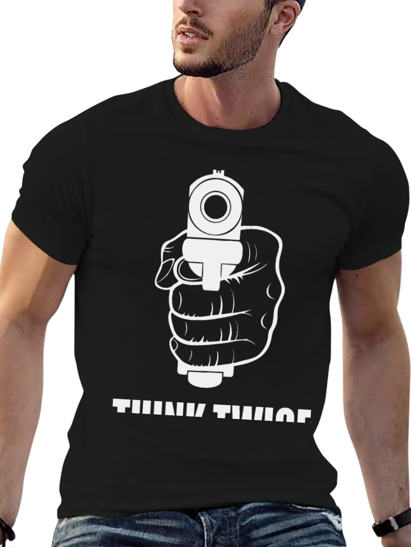 Think Twice Graphic Tee