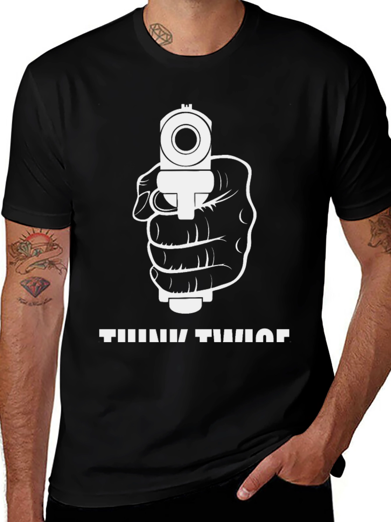 Think Twice Graphic Tee