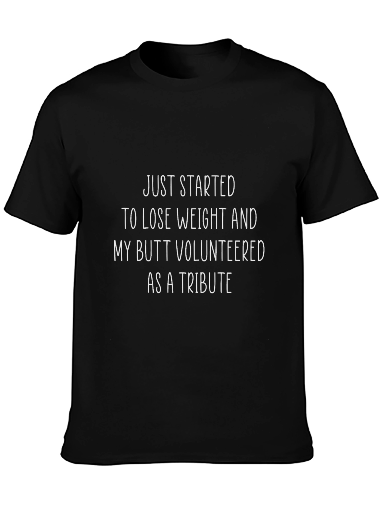 Weight Loss Tribute T-Shirt - Humorous Fitness Tee