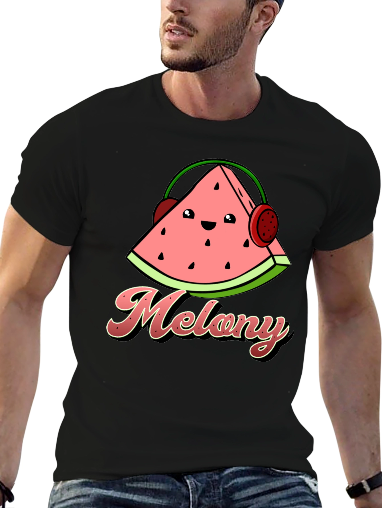 Melony T-Shirt: Cute Watermelon Graphic Tee