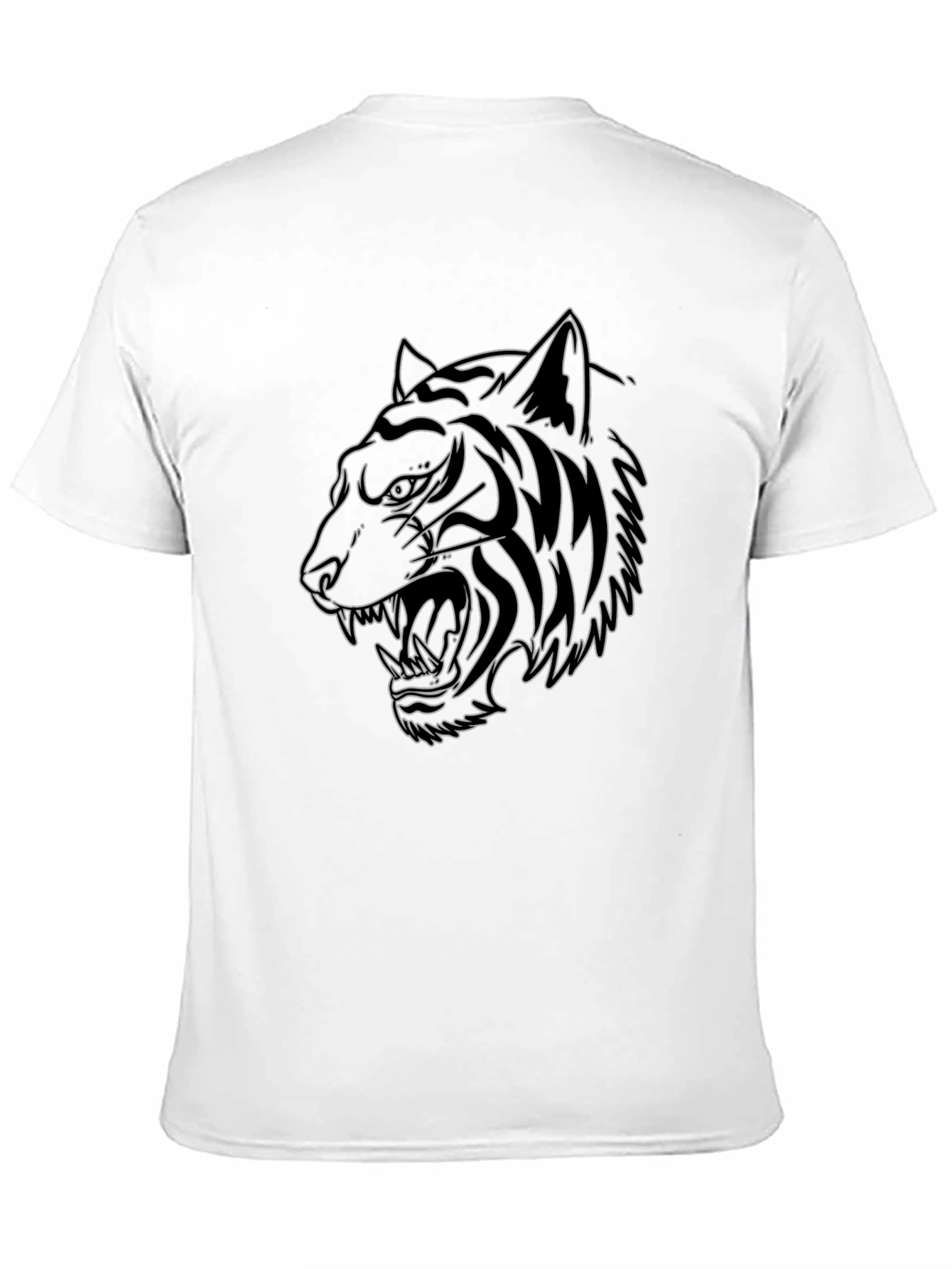 Black Tiger Graphic Tee - Stylish Mens T-Shirt