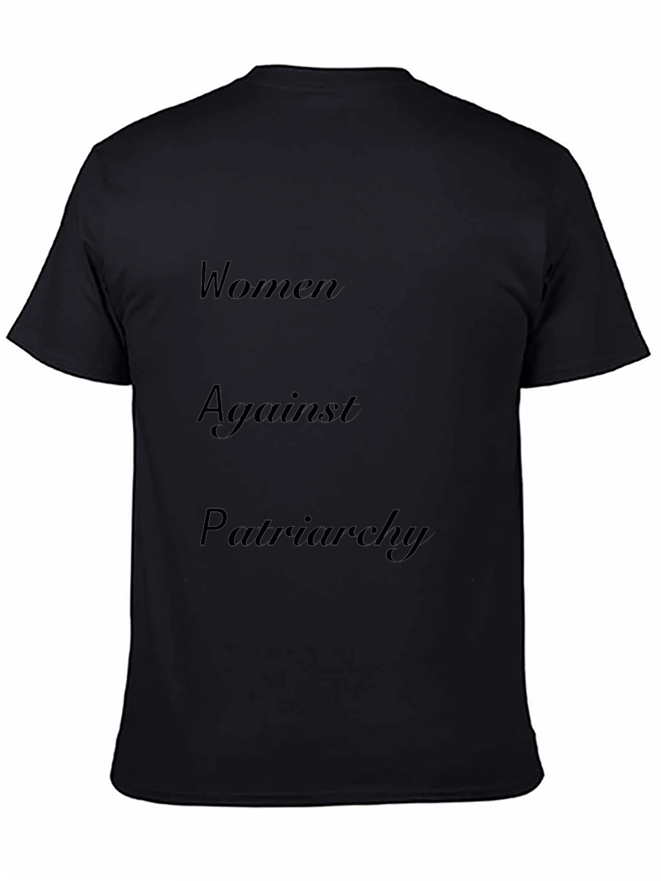 Women Against Patriarchy Black T-Shirt