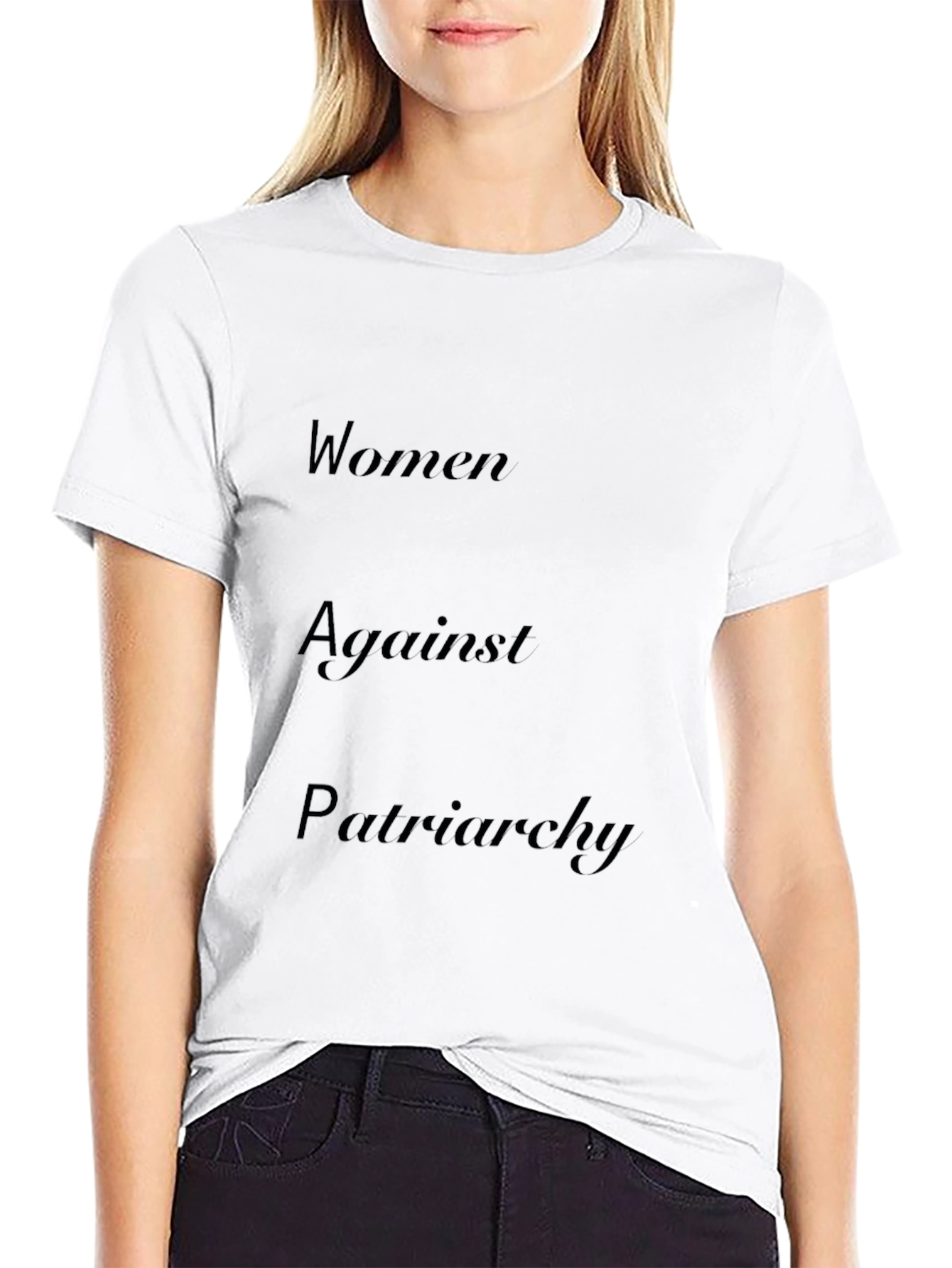 Women Against Patriarchy Black T-Shirt