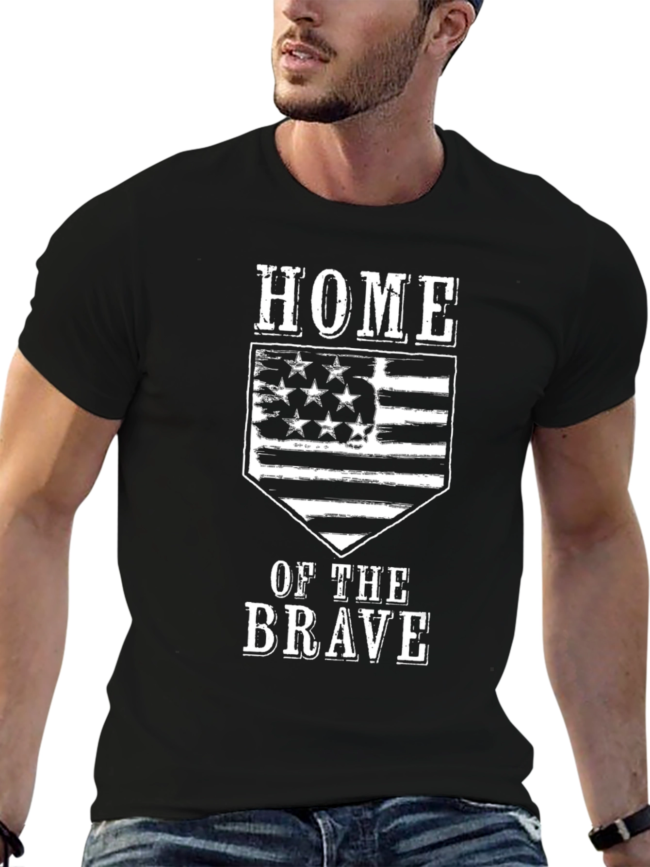 Home of the Brave Graphic T-Shirt