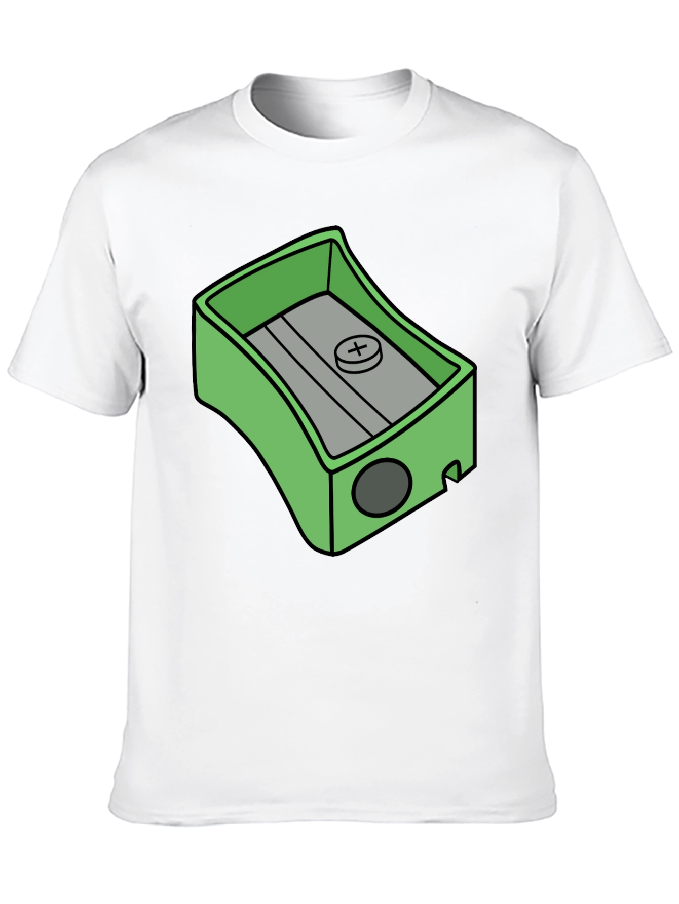Pencil Sharpener Graphic Tee - Novelty T-Shirt