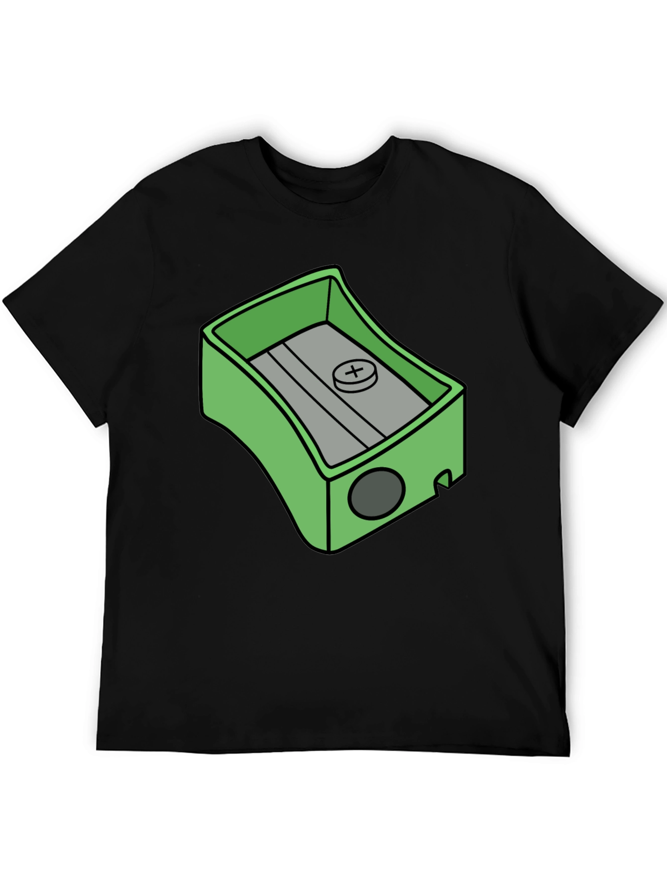 Pencil Sharpener Graphic Tee - Novelty T-Shirt